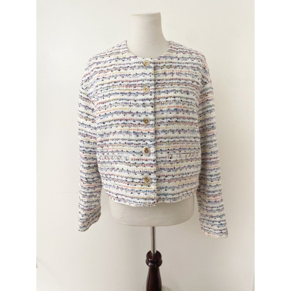 Hill House Blazer Ames Tweed Drop-Shoulder Jacket